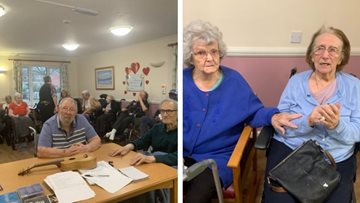Reminiscence session at The Hornchurch care home